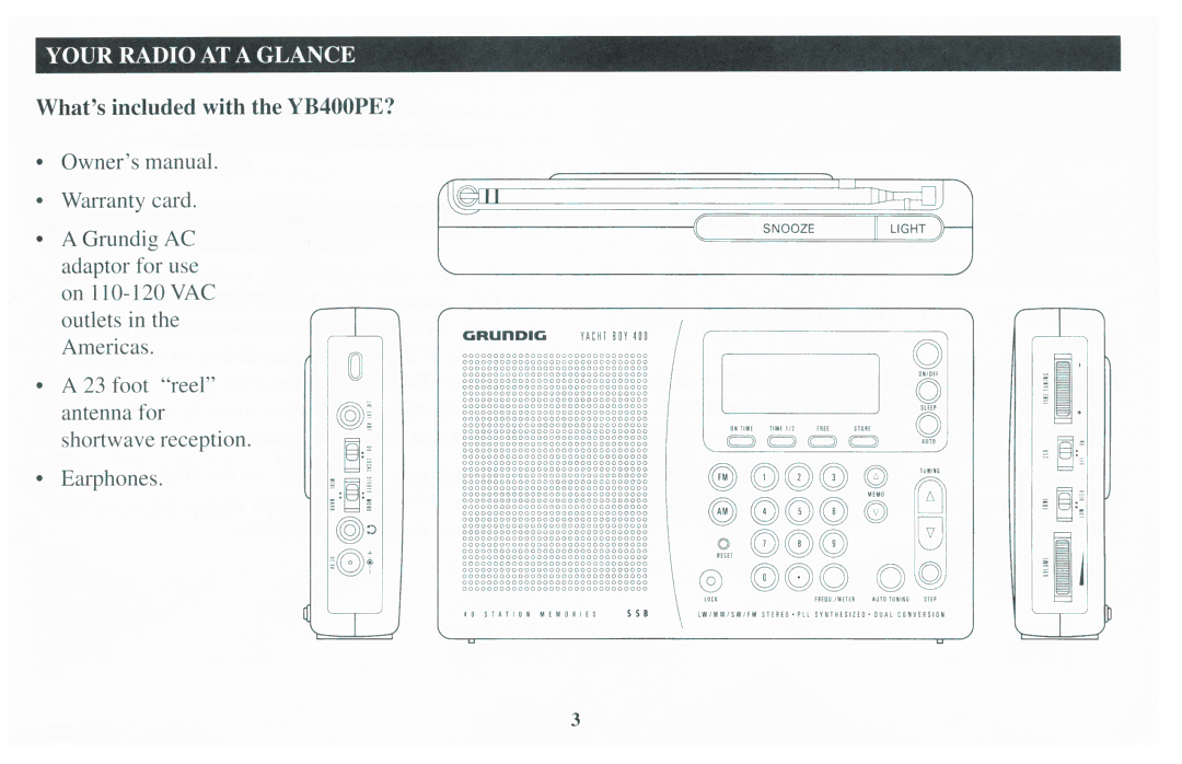 Grundig 400 PE manual 