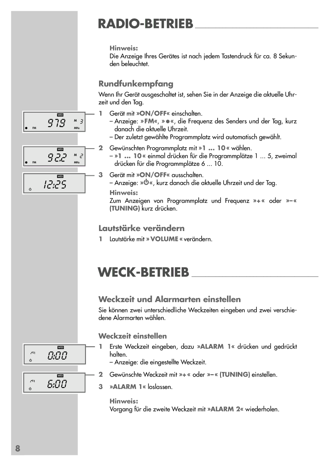 Grundig 420 manual 8979, 8922, 1225 