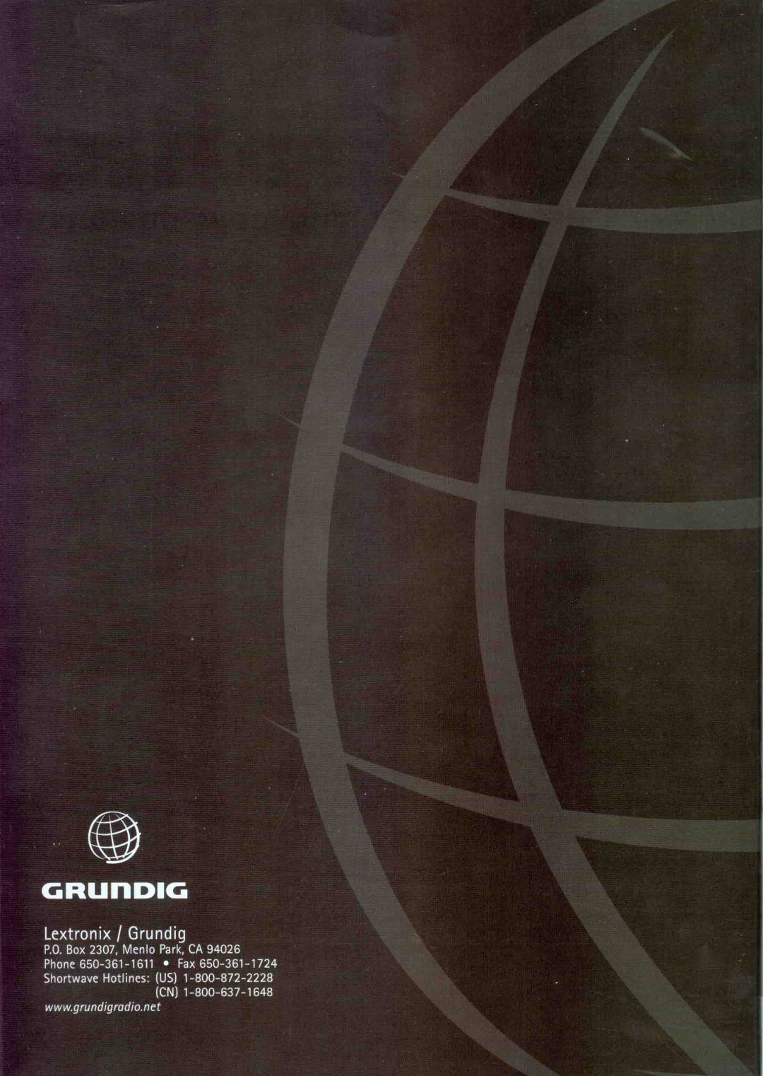 Grundig 800 MILLENNIUM manual 