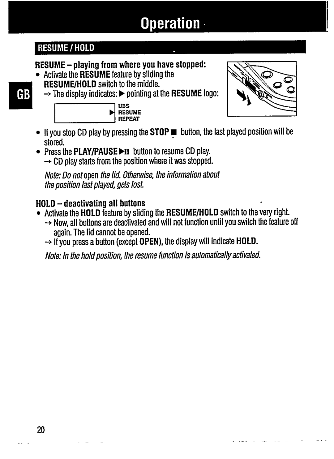 Grundig CDP 110 manual 