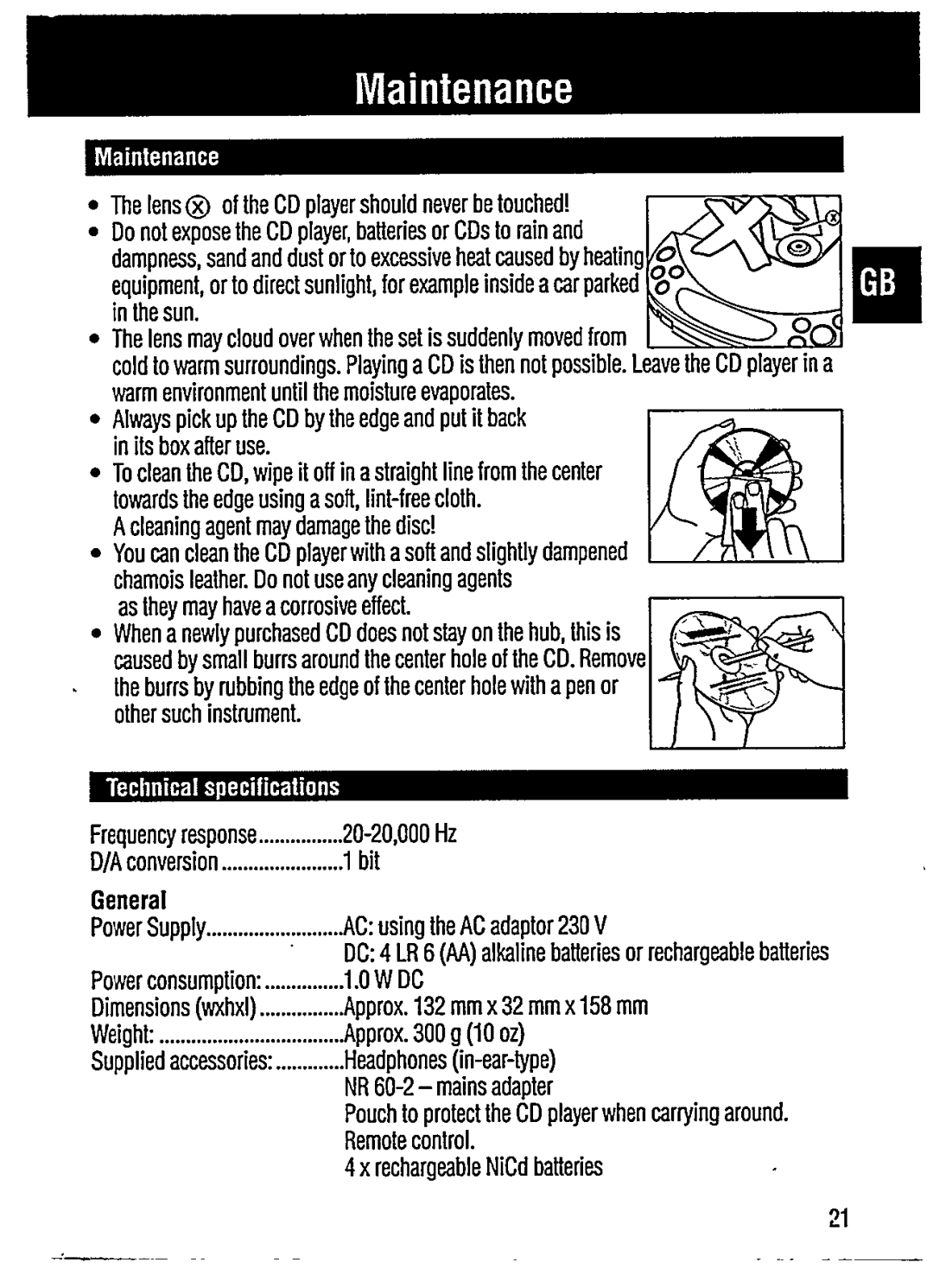 Grundig CDP 110 manual 