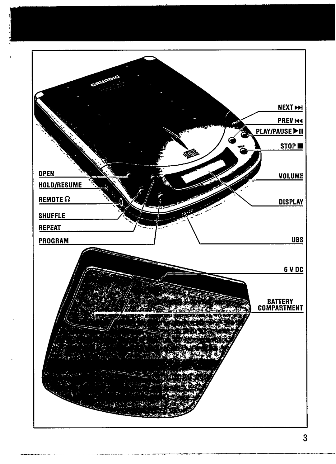 Grundig CDP 110 manual 