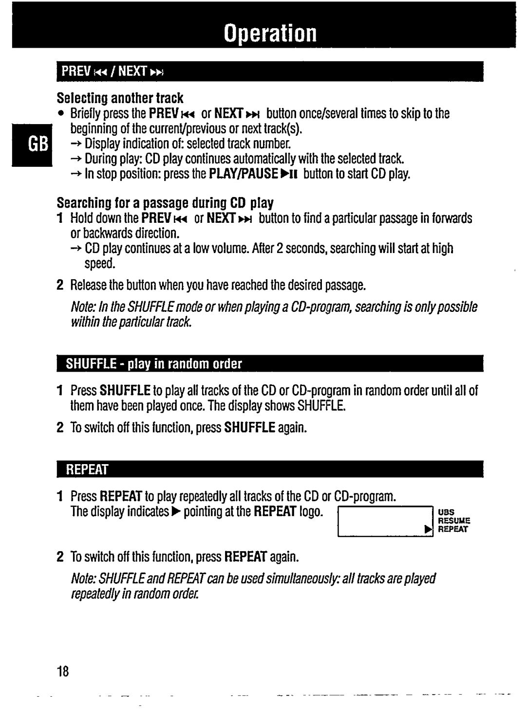 Grundig CDP 110 manual 