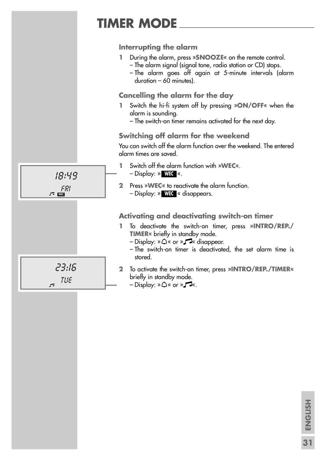 Grundig CDS 6580 A SPCD manual 1849, 2316 