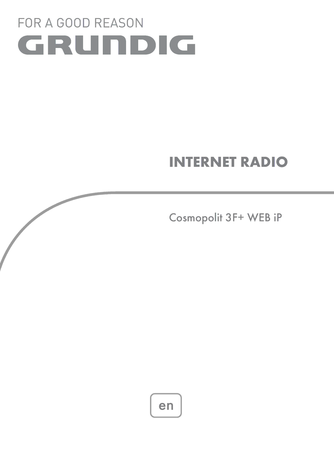 Grundig Cosmopolit 3F+ WEB iP manual Internet Radio 