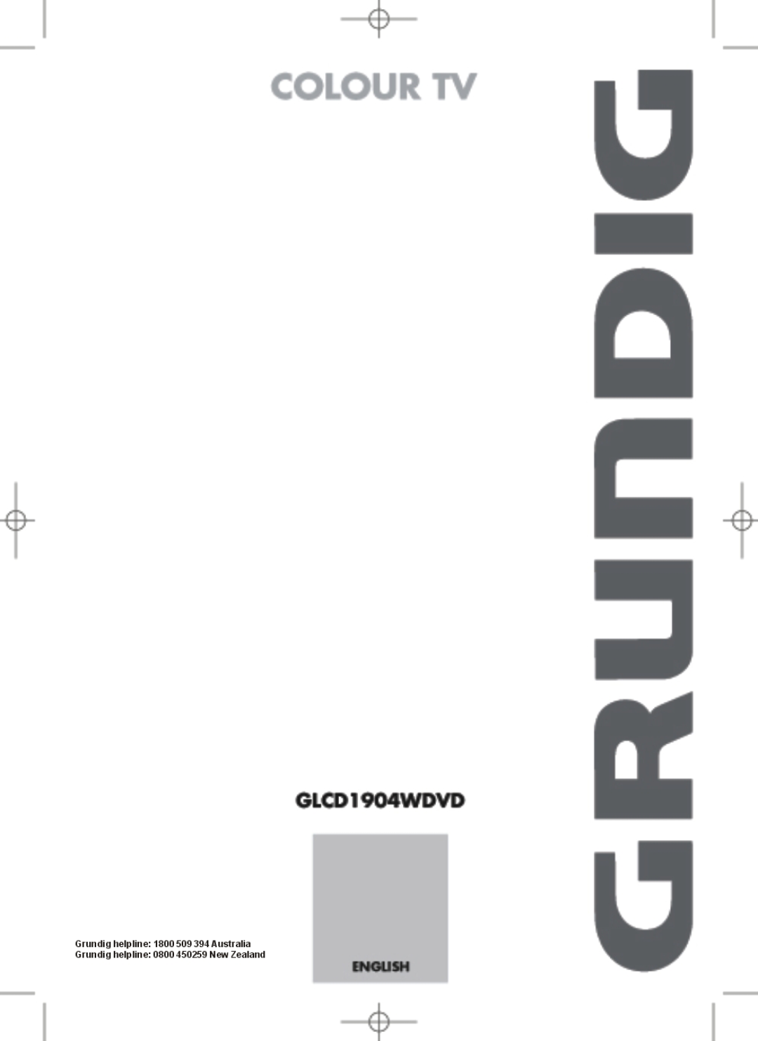 Grundig TR 1521, GLDCD1904WDVD manual 
