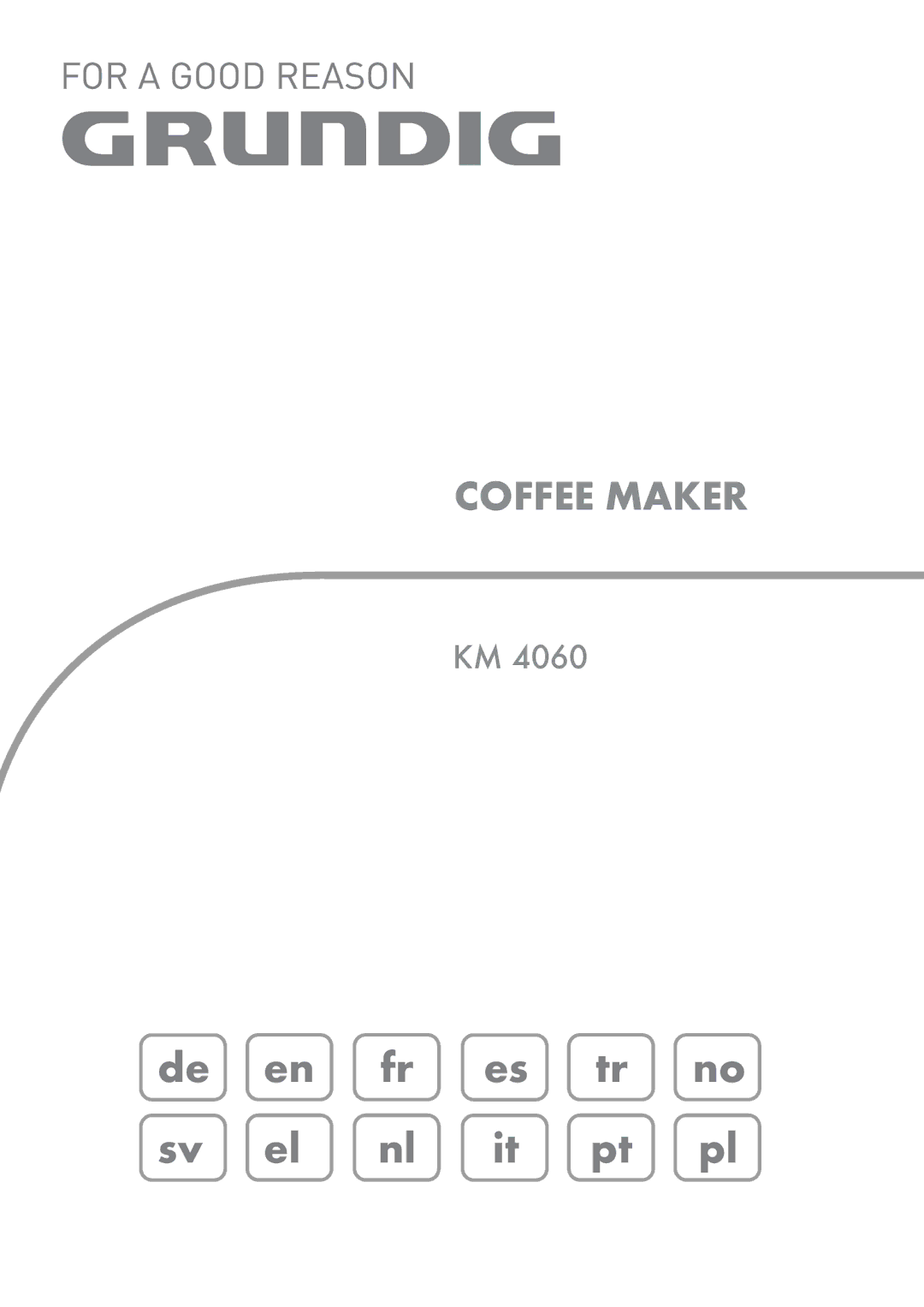 Grundig KM 4060 manual De en fr es tr no sv el nl it pt pl 