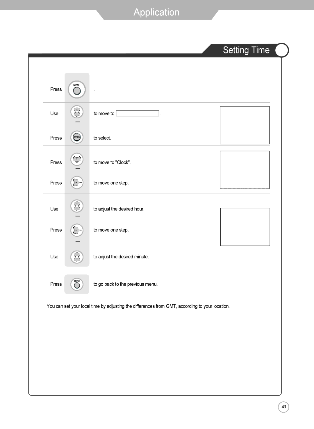 Grundig LXW 102-8625 REF manual Setting Time 