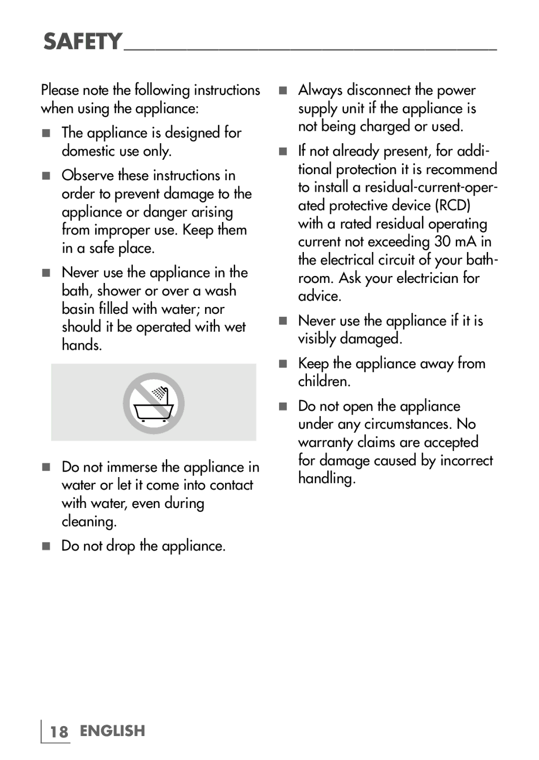 Grundig MT 6740 manual Safety 