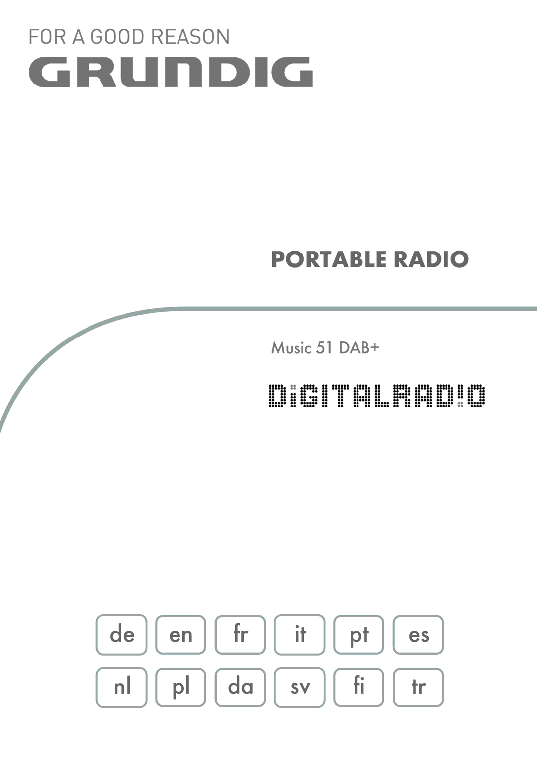 Grundig Music 51 DAB+ manual De en fr it pt es 