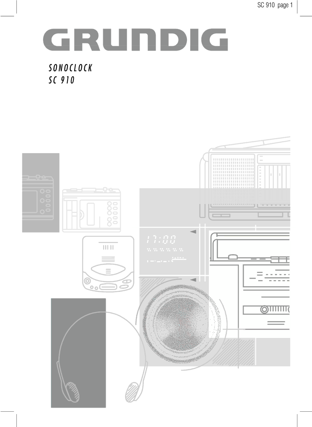 Grundig SC 910 manual 