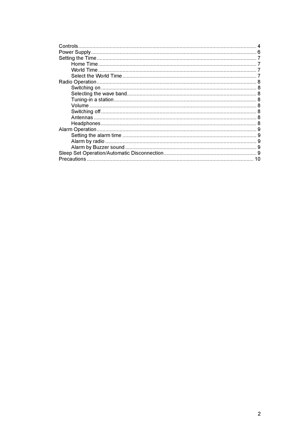 Grundig TRAVELLER II PE owner manual Select the World Time 