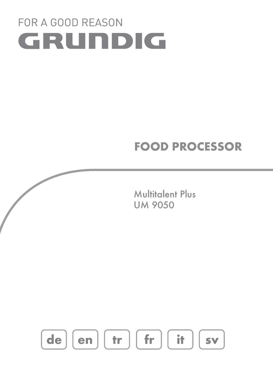 Grundig UM 9050 manual De en tr fr it sv 