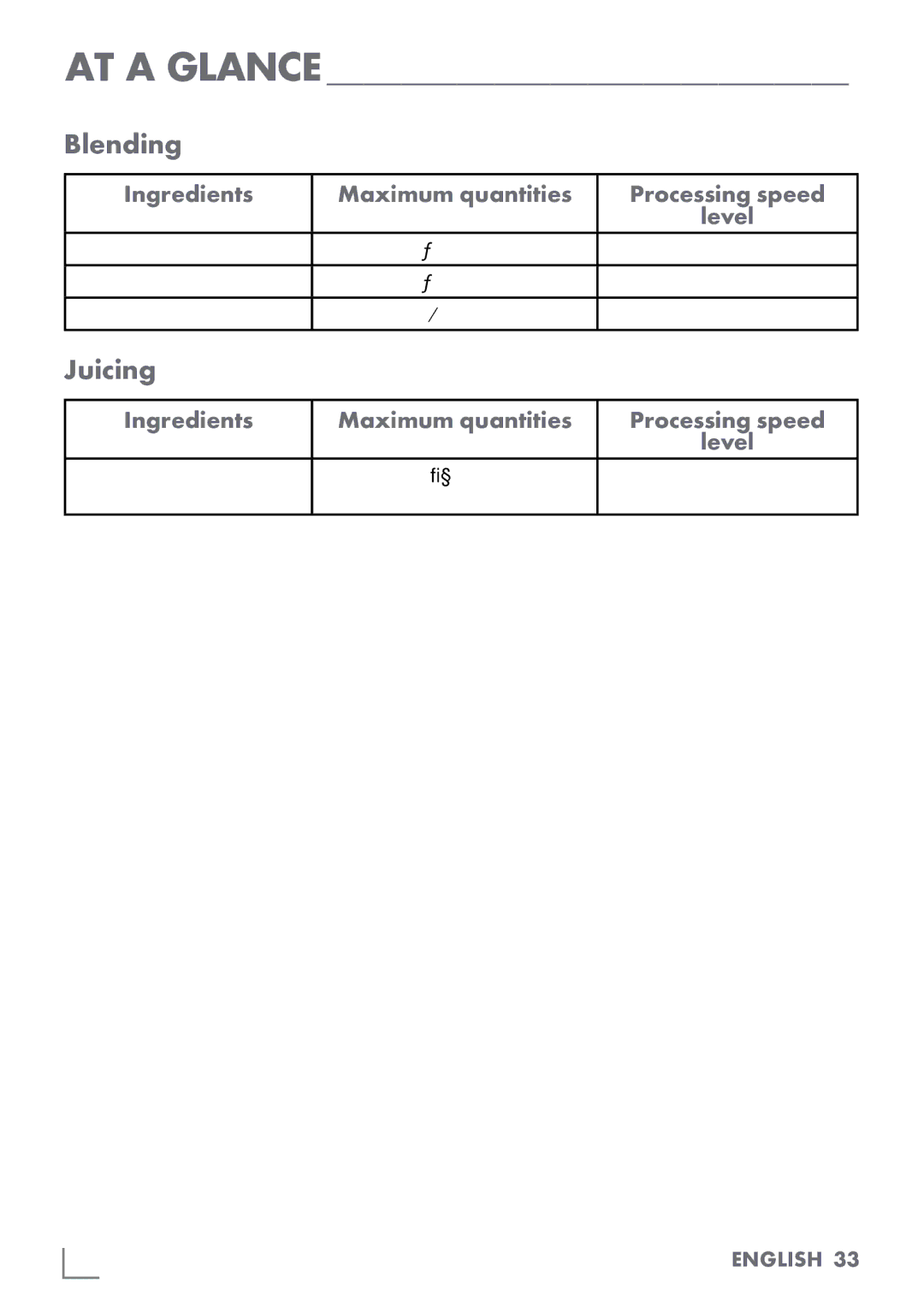 Grundig UM 9050 manual Blending, Juicing 