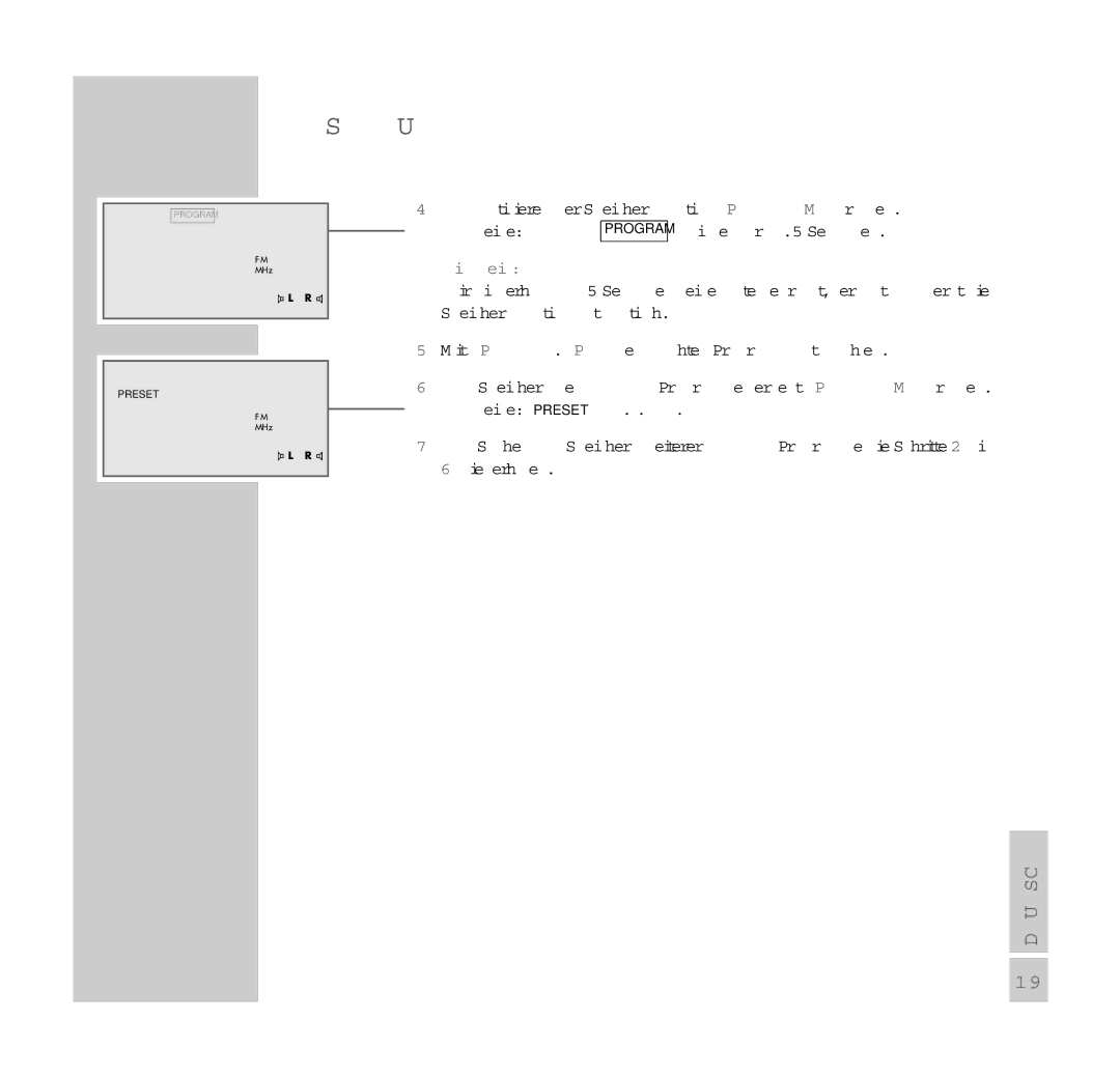 Grundig UMS 4401 SPCD manual 87.60 MHz 