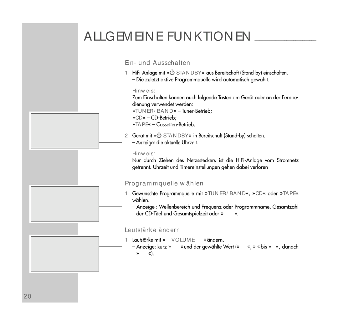 Grundig UMS 4401 SPCD manual 1730, Tape, Vol 