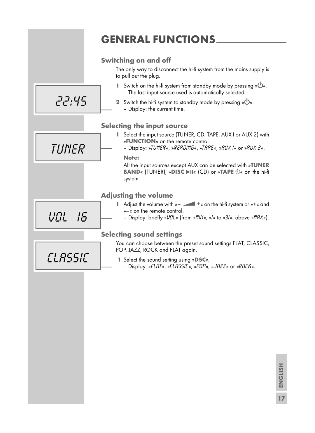 Grundig UMS 4700 SPCD manual 2245, Vol 