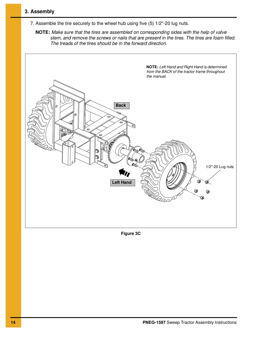 GSI Outdoors PNEG-1597 manual Lug nuts 