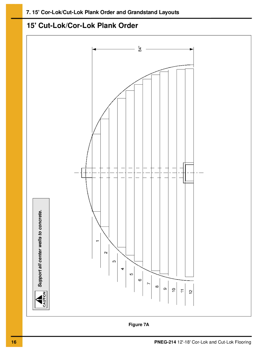 GSI Outdoors PNEG-214 installation manual Cut-Lok/Cor-Lok Plank Order 