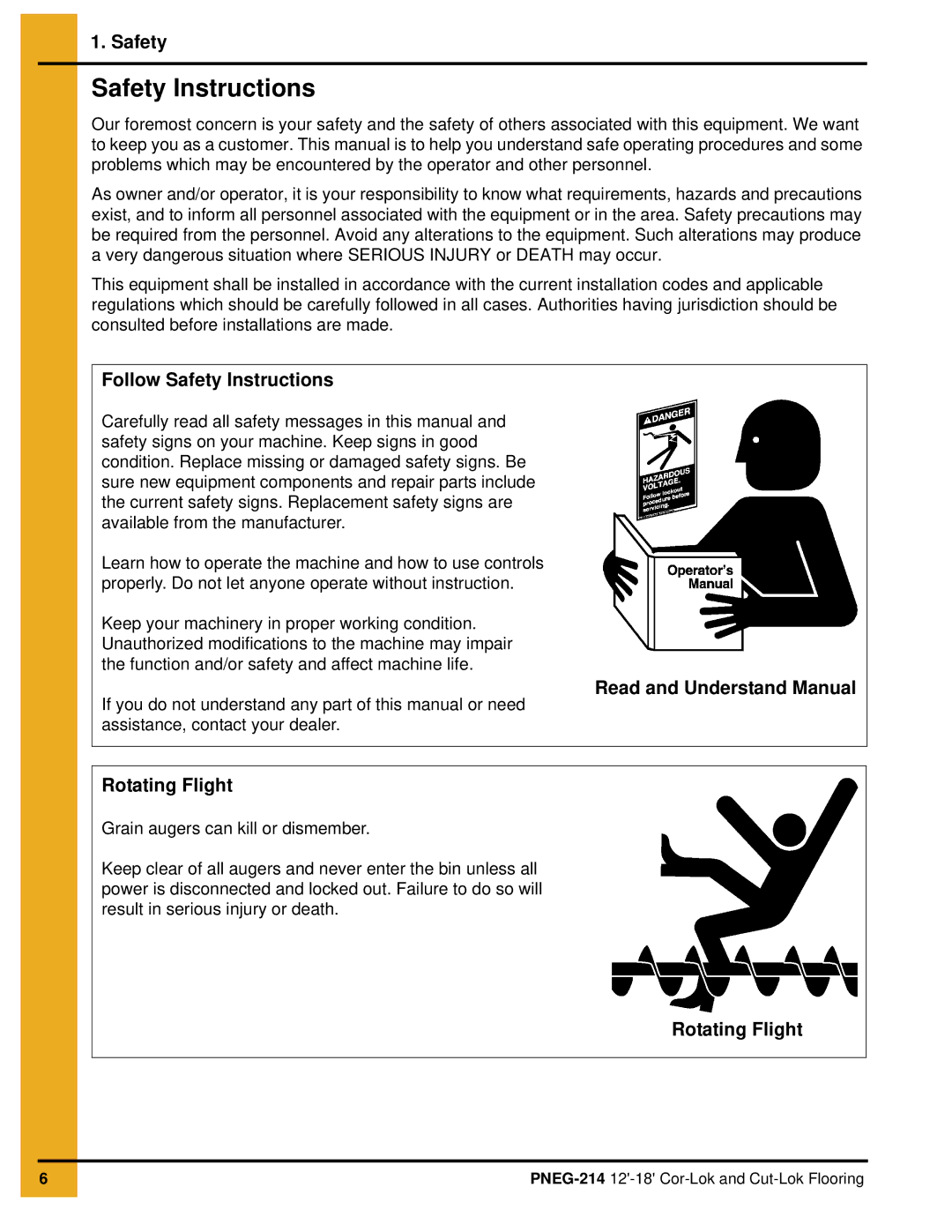 GSI Outdoors PNEG-214 installation manual Follow Safety Instructions 