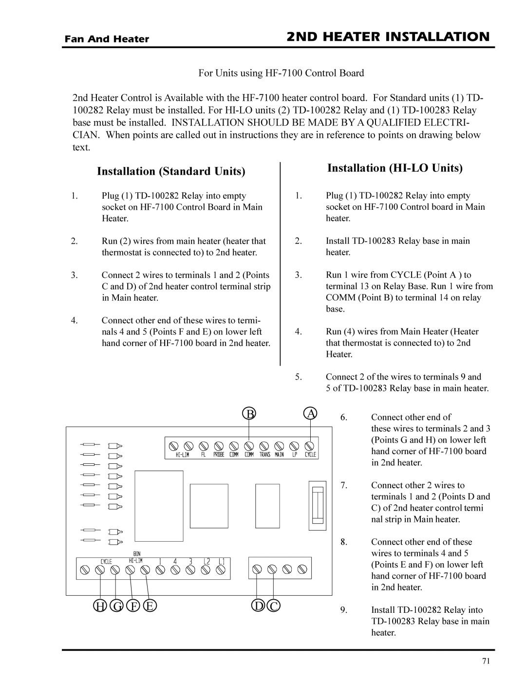 GSI Outdoors PNEG-377 service manual 2ND Heater Installation 