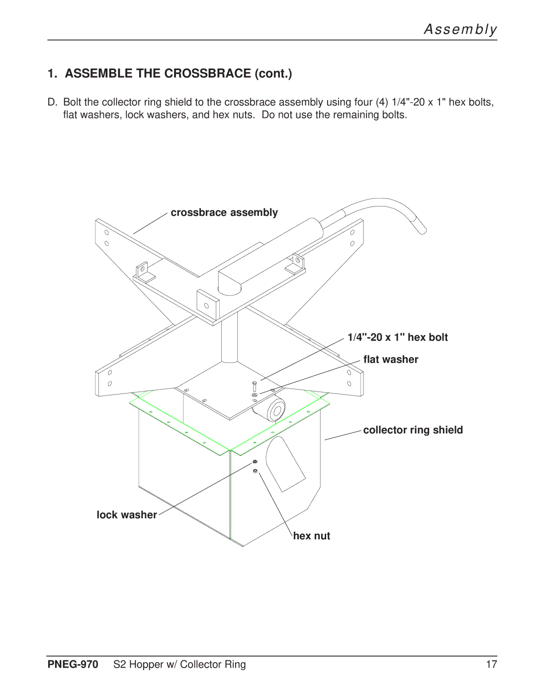 GSI Outdoors PNEG-970 operation manual Assembly 