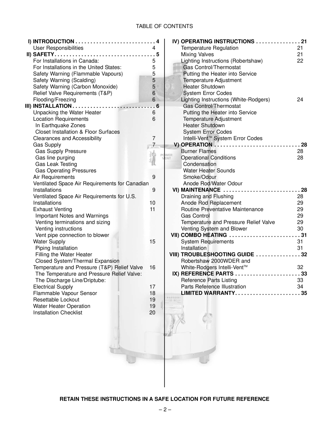 GSW 319594-000 manual Viii Troubleshooting Guide 