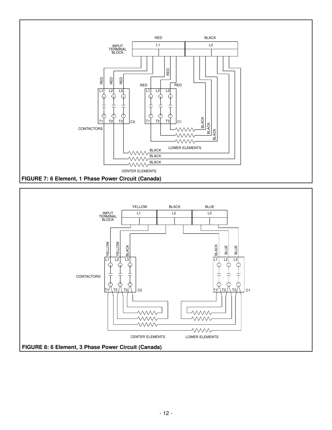 GSW 73992 warranty Element, 1 Phase Power Circuit Canada 