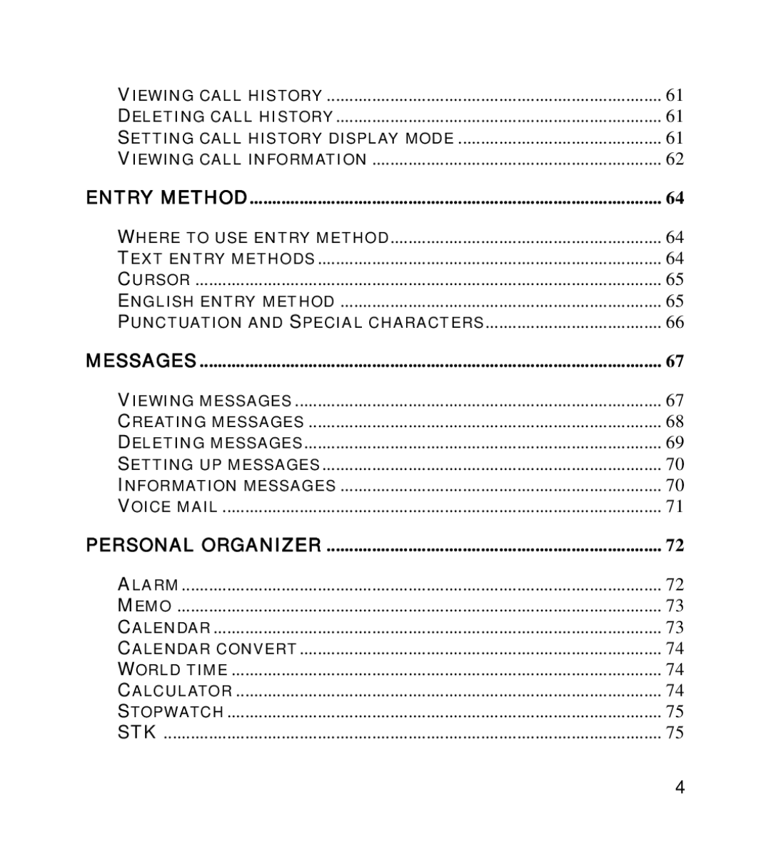 GT Mobile I801 manual Entry Method 