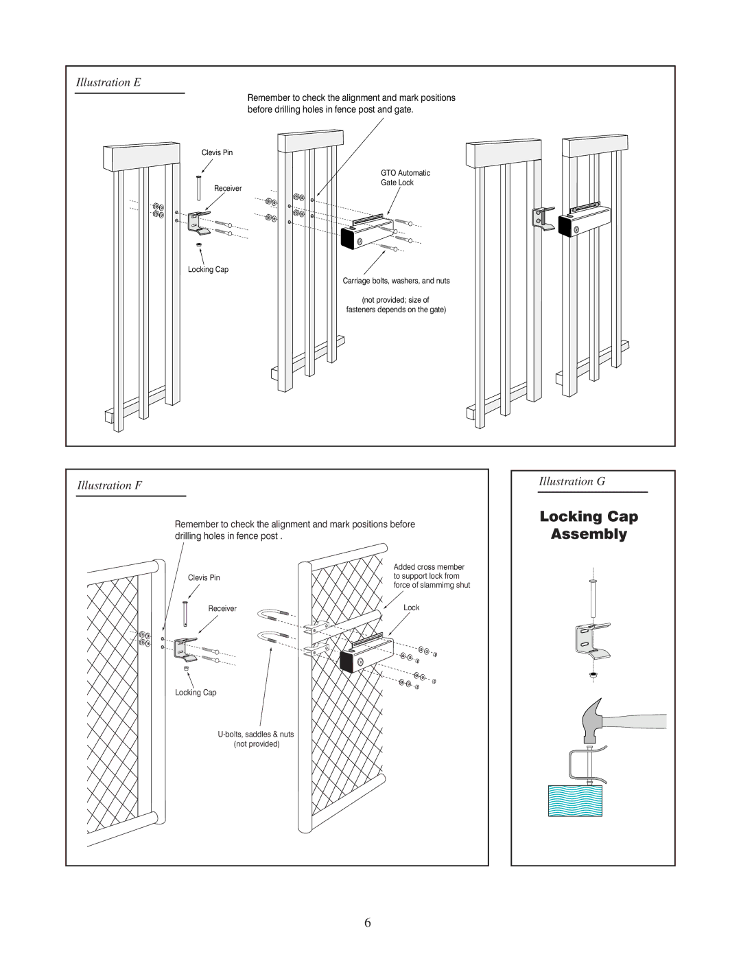 GTO RB909 installation manual Illustration F 