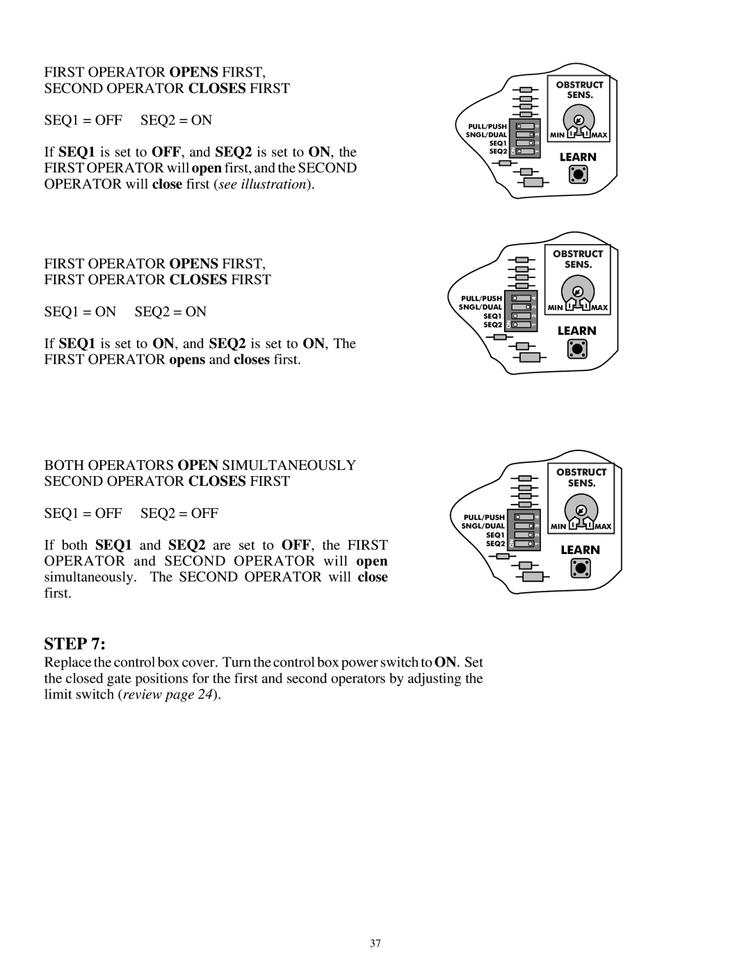 GTO SL-2000, SL-1000 installation manual Step 