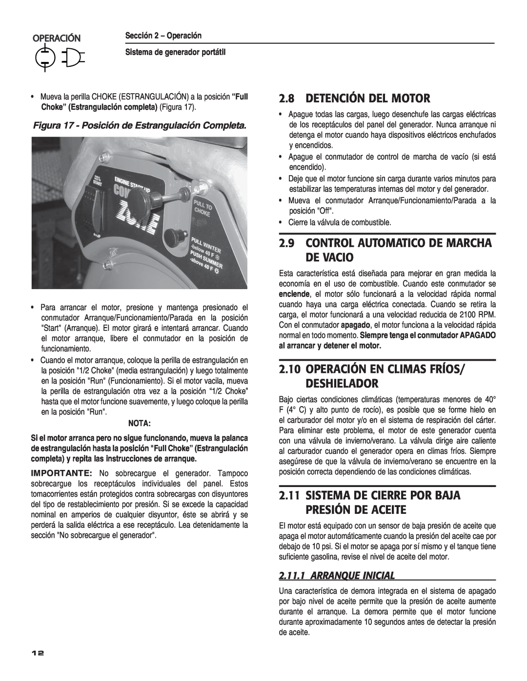Guardian Technologies 004583-0 Detención Del Motor, Control Automatico De Marcha De Vacio, Arranque Inicial, 0%2!#œ, Nota 