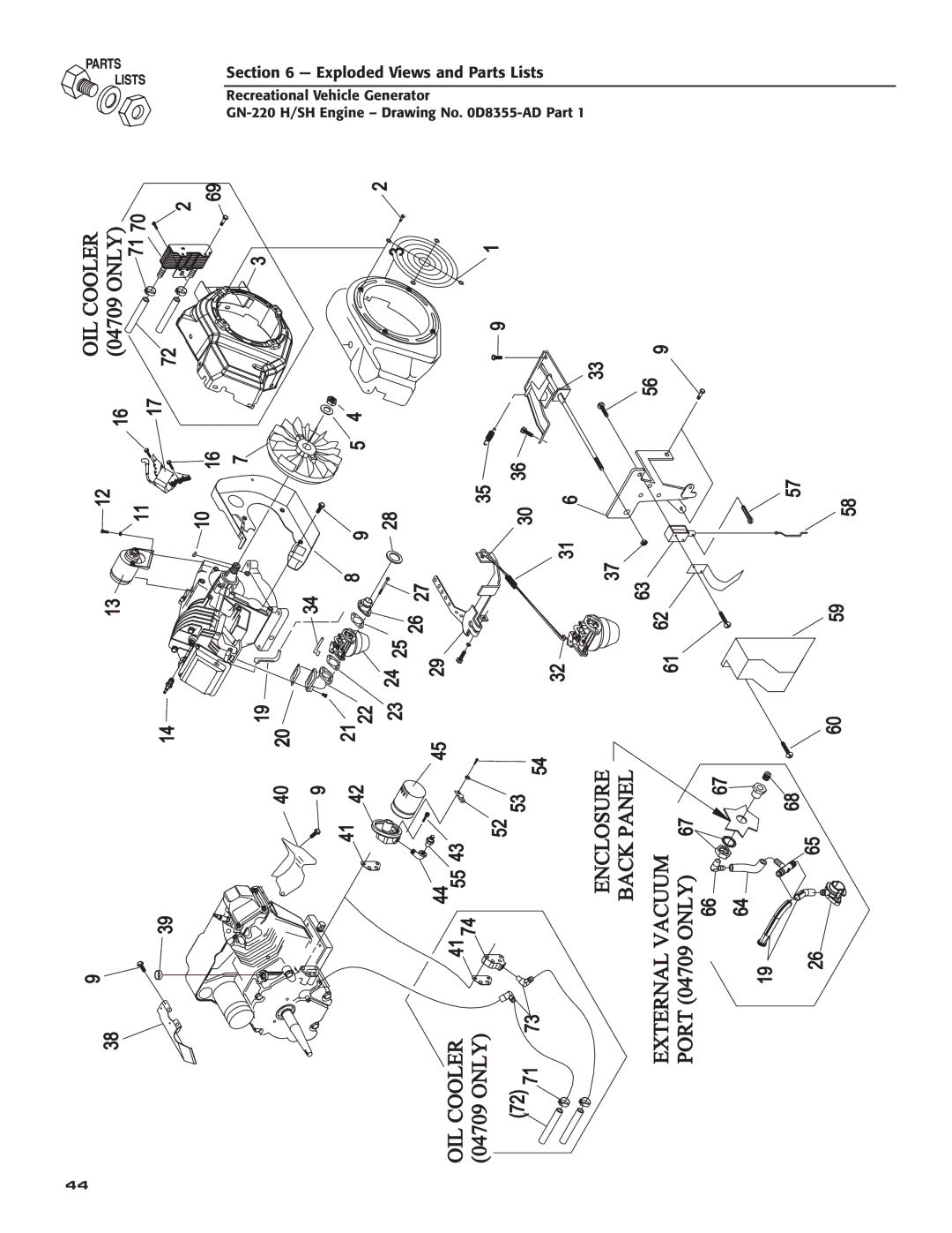 Guardian Technologies 004708-0, 004700-0 owner manual Exploded Views and Parts Lists 