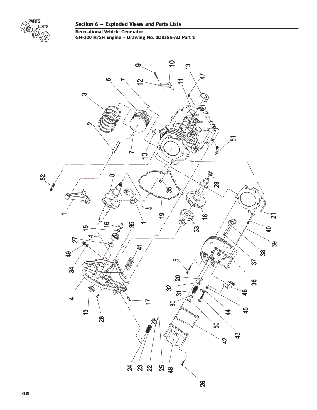 Guardian Technologies 004708-0, 004700-0 owner manual Exploded Views and Parts Lists 