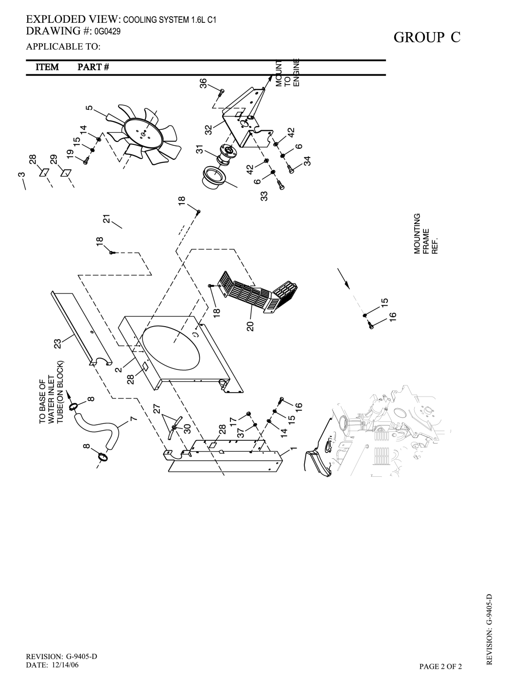 Guardian Technologies 005336-1, 005337-1 owner manual Support Radiator LH Side 