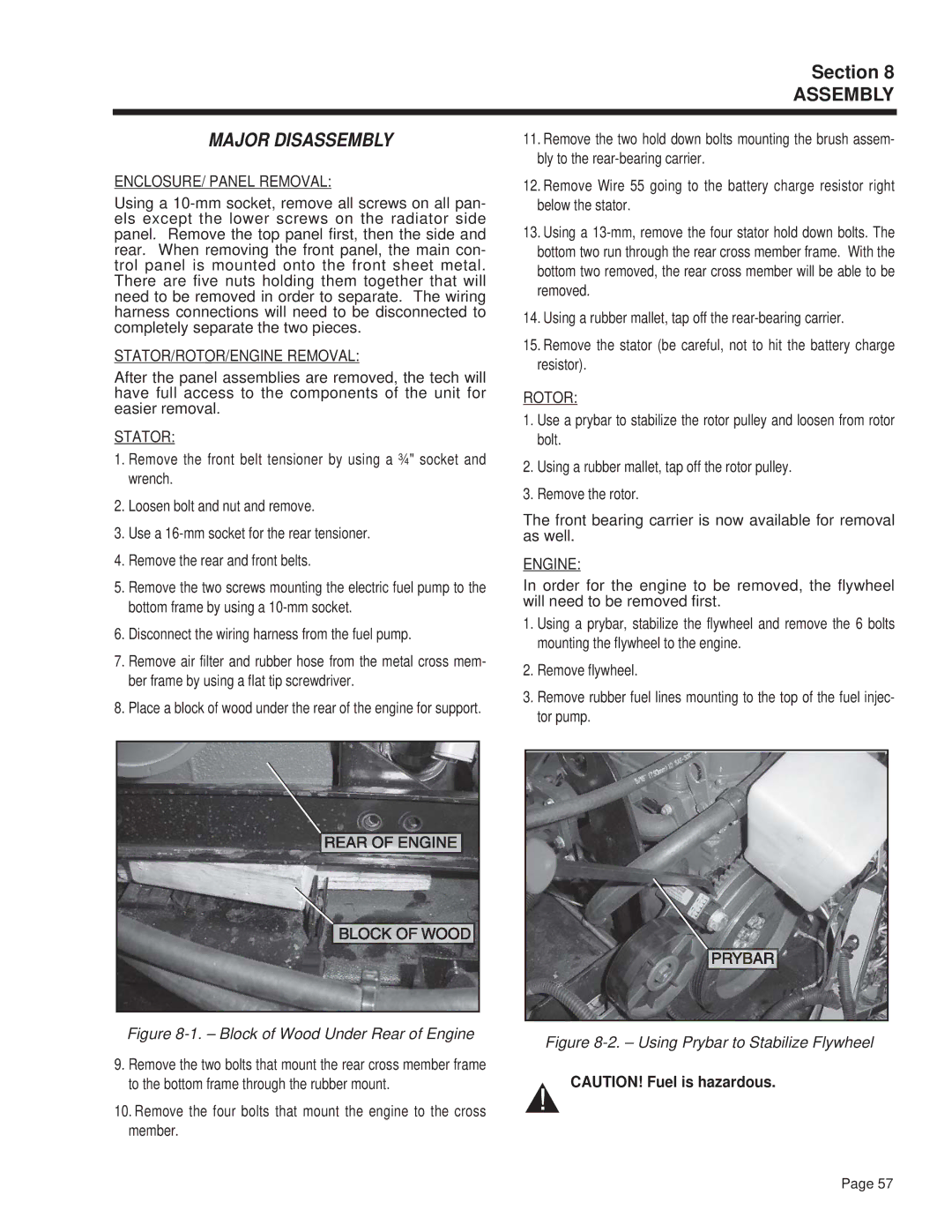 Guardian Technologies 4270 manual Major Disassembly 