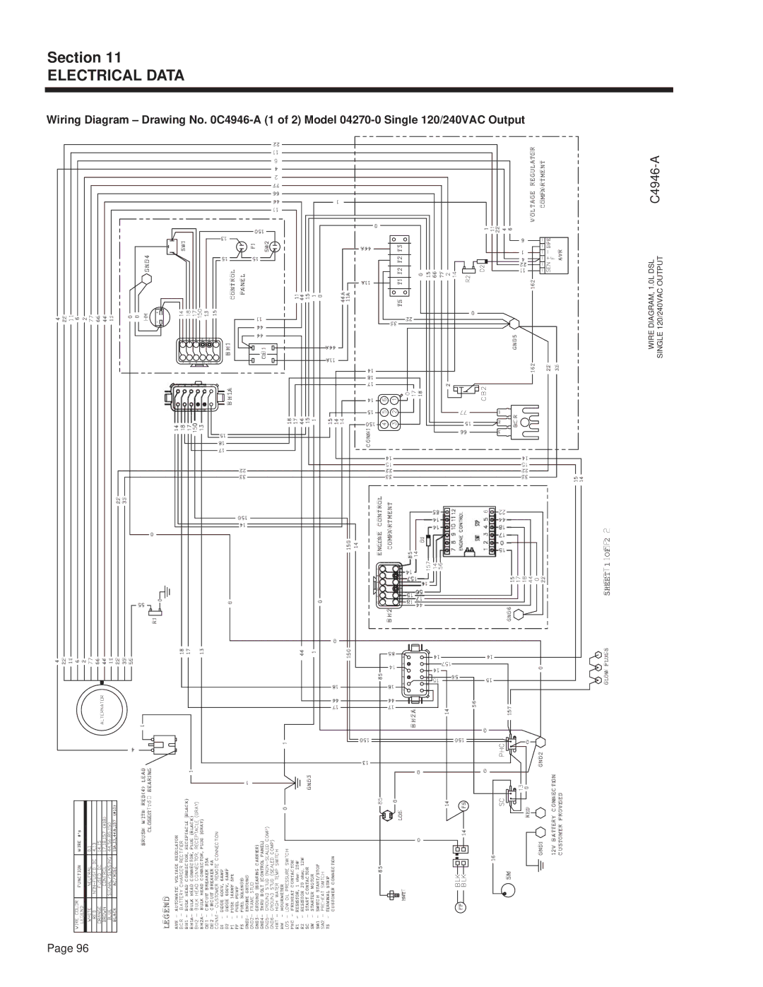 Guardian Technologies 4270 manual Electrical, C4946-A 