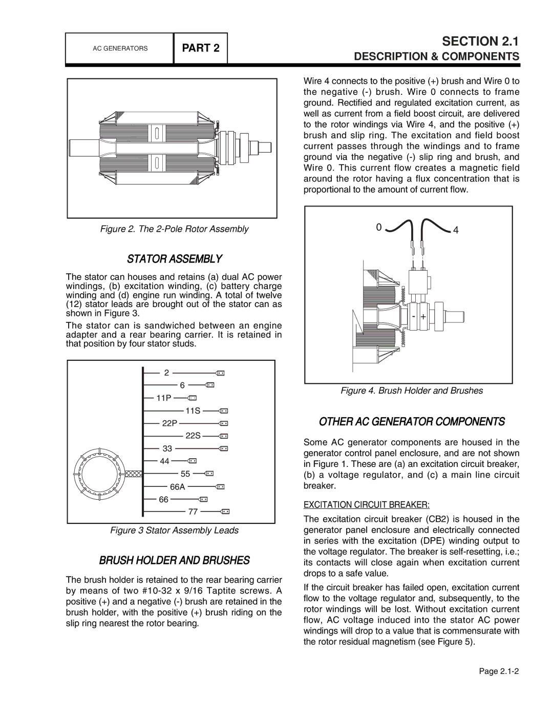 Guardian Technologies 4759, 4456, 4390, 4389, 4760 Stator Assembly, Brush Holder and Brushes, Other AC Generator Components 