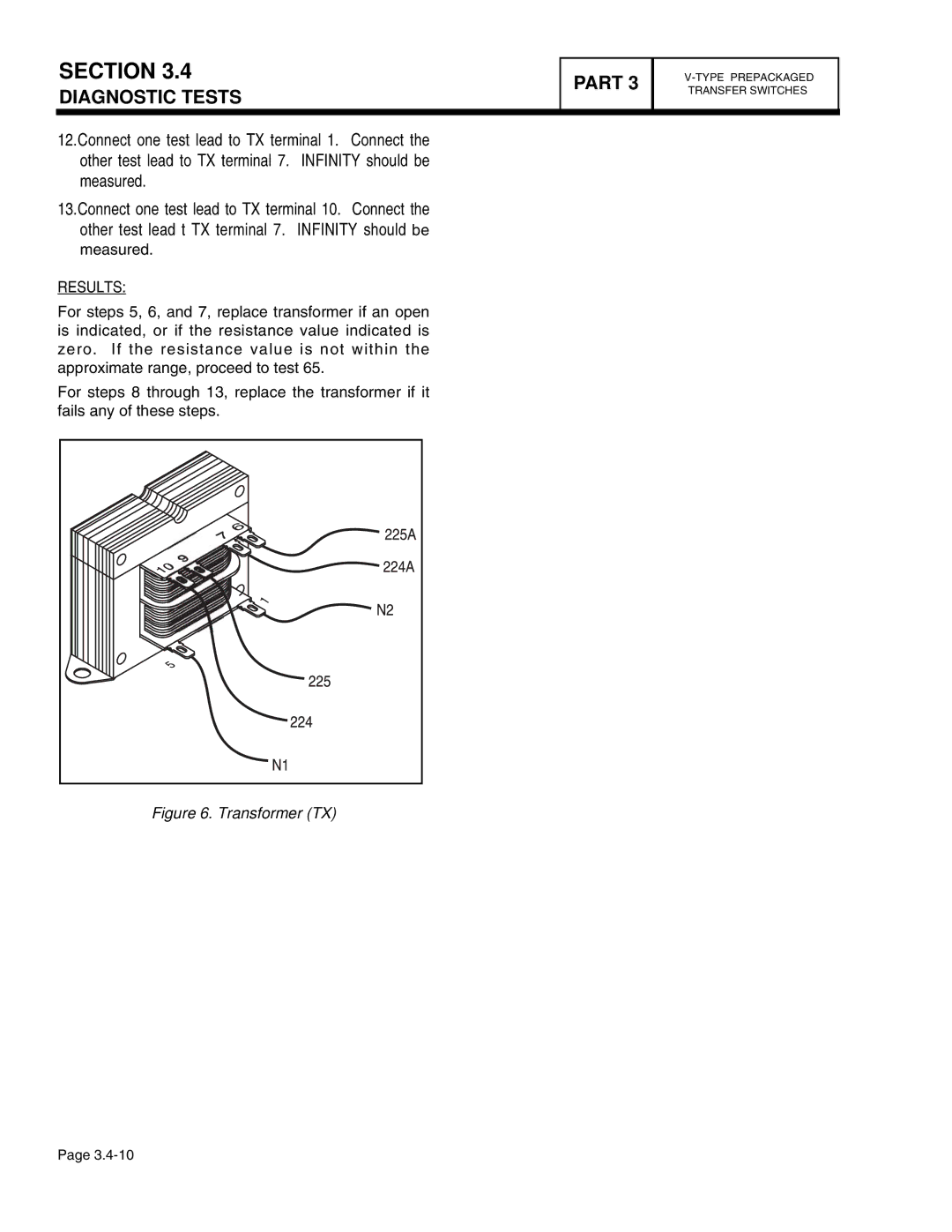 Guardian Technologies 4758, 4456, 4390, 4389, 4760, 4759 manual Transformer TX 