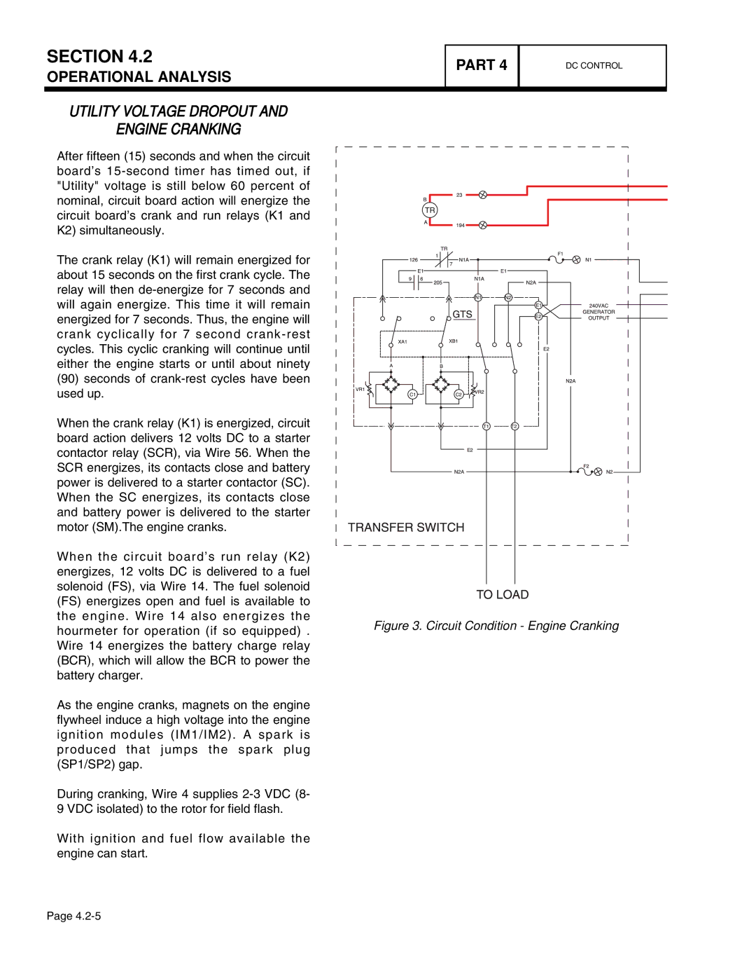 Guardian Technologies 4760, 4456, 4390, 4389, 4759, 4758 manual Utility Voltage Dropout Engine Cranking 