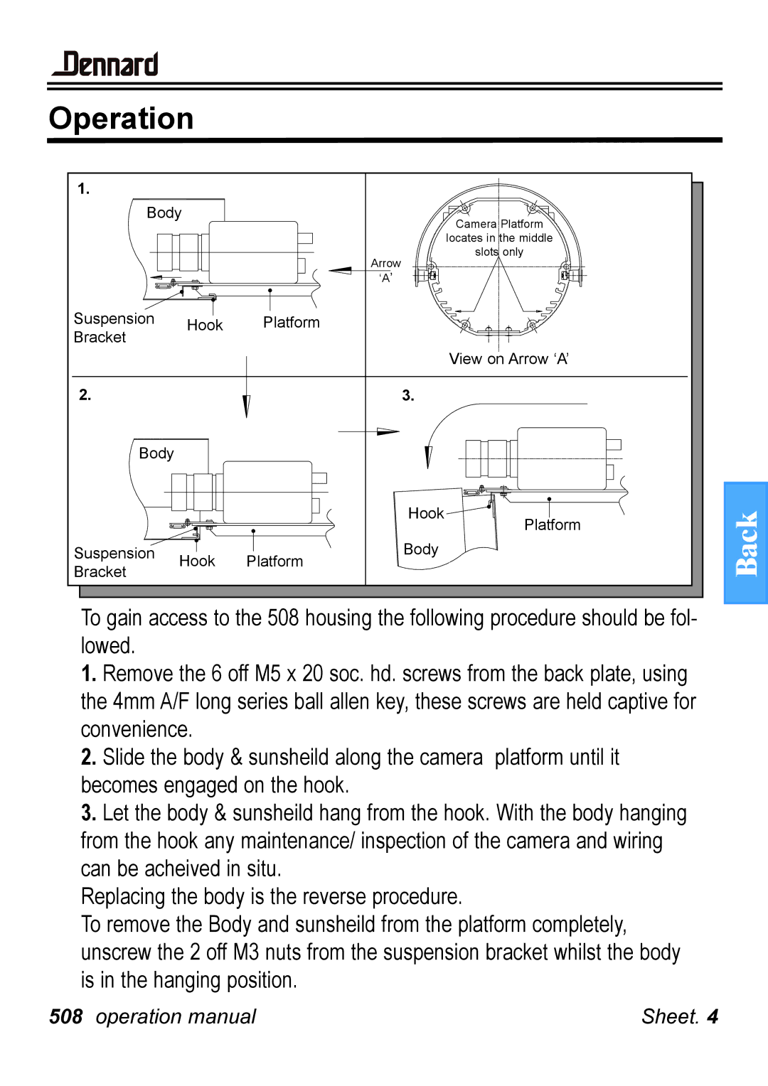 Guardian Technologies 508 manual Operation 