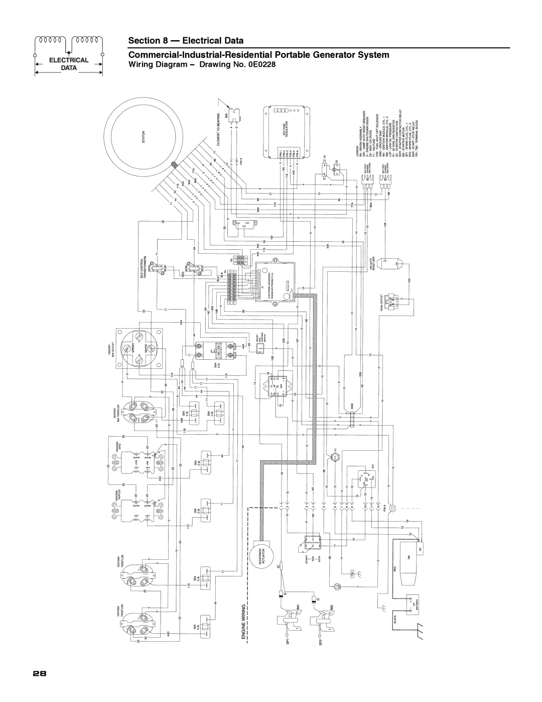 Guardian Technologies 5209 owner manual Wiring Diagram Drawing No E0228 