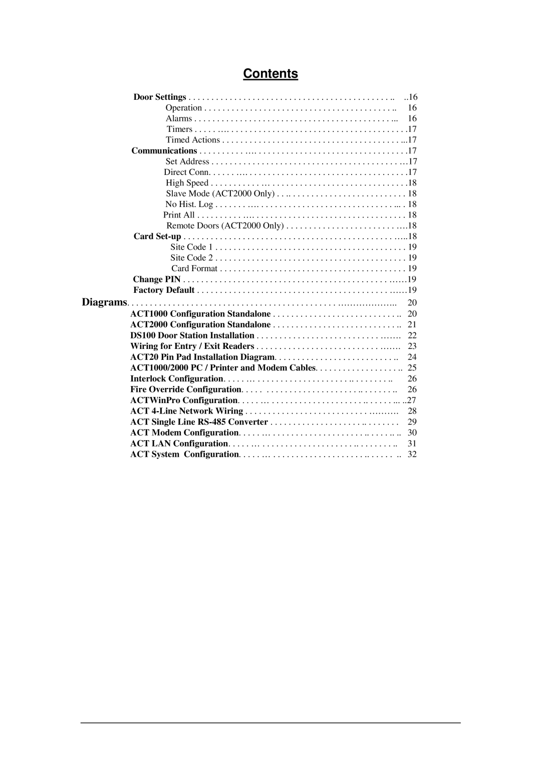 Guardian Technologies ACT2000, ACT1000 installation instructions Communications 