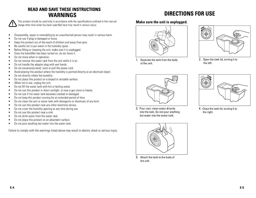 Guardian Technologies R3010 warranty Make sure the unit is unplugged 