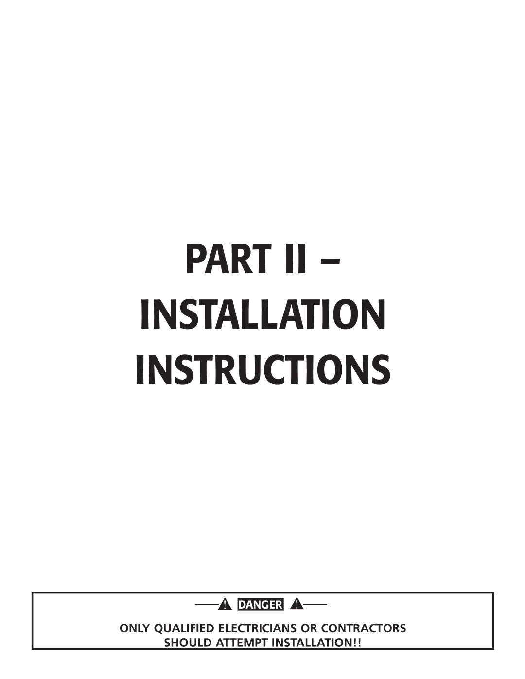 Guardian Technologies 004702-0, 004703-0, 004704-0, 004705-0, 004706-0, 004707-0 owner manual Part 