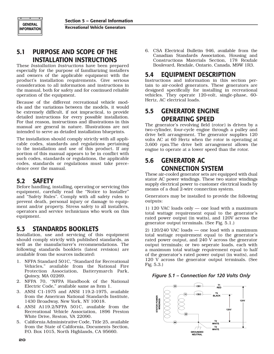 Guardian Technologies 004702-0, 004703-0, 004704-0, 004705-0, 004706-0, 004707-0 Standards Booklets, Equipment Description 