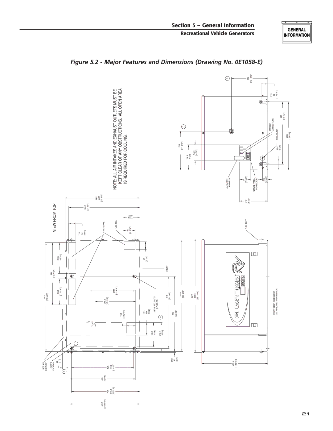 Guardian Technologies 004702-0, 004703-0, 004704-0, 004705-0, 004706-0, 004707-0 owner manual Major Features 