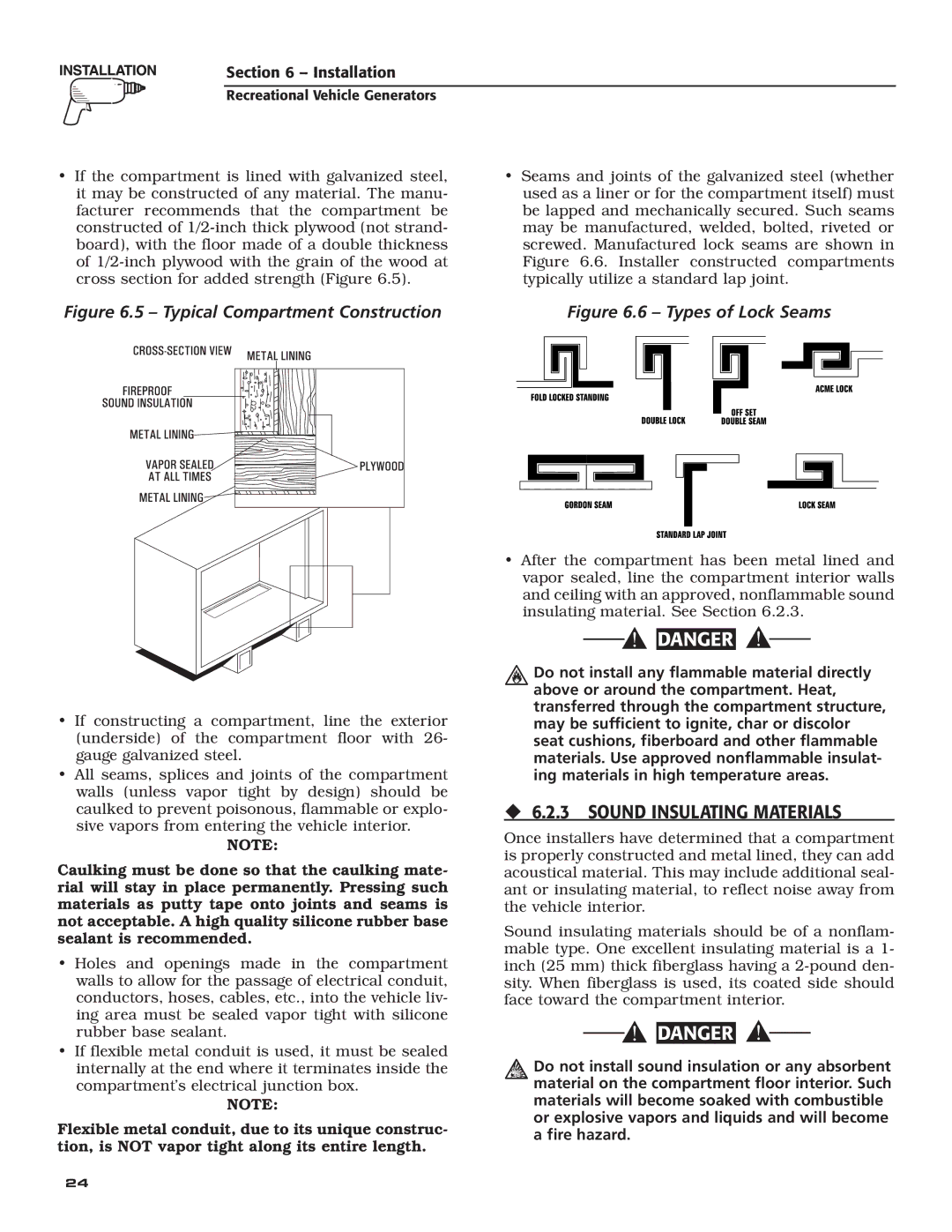 Guardian Technologies 004702-0, 004703-0, 004704-0, 004705-0, 004706-0, 004707-0 ‹ 6.2.3 Sound Insulating Materials 