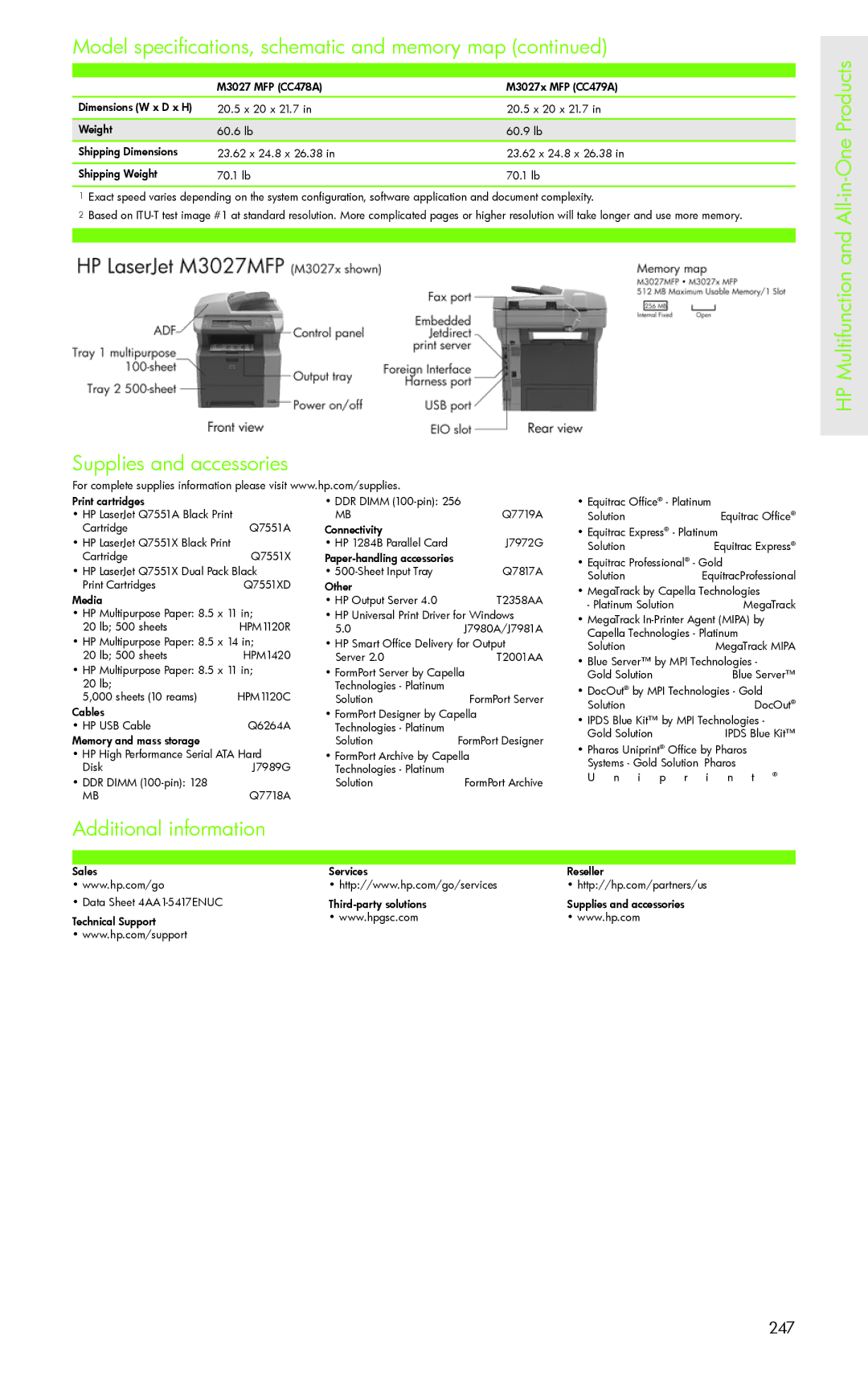 H-P Products PRO 8500 manual 247 