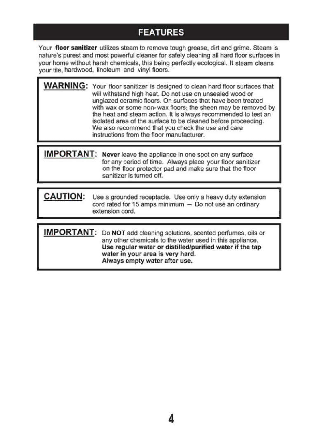 Haan FS-20 manual 